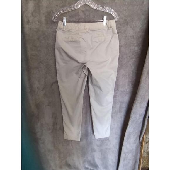 Womens Pants Size 4 Khaki Business Casual‎ Minimalist Academia Preppy Coastal - Picture 7 of 8